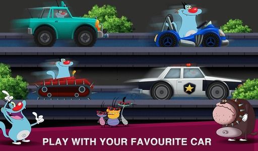 Oggy Super Speed Racing MOD APK TECHTODOWN