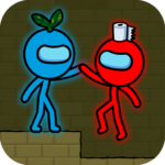 Red and Blue Stickman Android